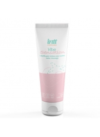 Лубрикант на водной основе Vibe Sensation с клубничным вкусом и легким вибрирующим эффектом - 50 гр. - INTT - купить с доставкой в Орле