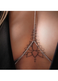 Оригинальная серебристая цепочка на грудь - Сима-Ленд купить с доставкой Оригинальная серебристая цепочка на грудь - Сима-Ленд купить с доставкой