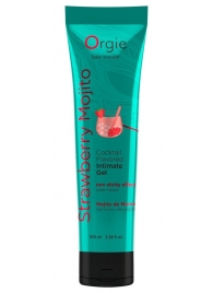 Съедобный интимный гель Orgie Lube Tube Cocktail Strawberry Mojito - 100 мл. - ORGIE - купить с доставкой в Орле