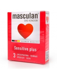 Презервативы Masculan Sensitive plus - 3 шт. - Masculan - купить с доставкой в Орле