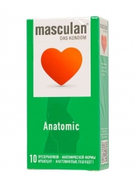 Презервативы анатомической формы Masculan Anatomic - 10 шт. - Masculan - купить с доставкой в Орле