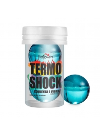 Интимный гель Termo Shock Hot Ball с разогревающе-покалывающим эффектом (2 шарика по 3 гр.) - HotFlowers - купить с доставкой в Орле