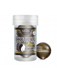 Анальный лубрикант на масляной основе Hot Ball Plus Conforto (2 шарика по 3 гр.) - HotFlowers - купить с доставкой в Орле