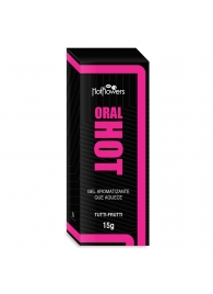 Гель для оральных ласк Oral Hot с согревающим эффектом - 15 гр. - HotFlowers - купить с доставкой в Орле