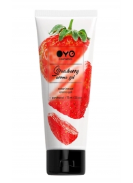 Лубрикант на водной основе OYO Aroma Gel Strawberry с ароматом клубники - 75 мл. - OYO - купить с доставкой в Орле