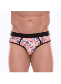 Белые трусы-джоки с принтом в виде цветных ракушек - Don Moris купить с доставкой Белые трусы-джоки с принтом в виде цветных ракушек - Don Moris купить с доставкой