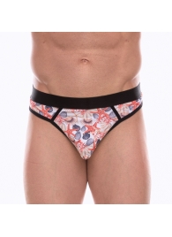 Мужские трусы-стринги с принтом в виде разноцветных ракушек - Don Moris купить с доставкой Мужские трусы-стринги с принтом в виде разноцветных ракушек - Don Moris купить с доставкой