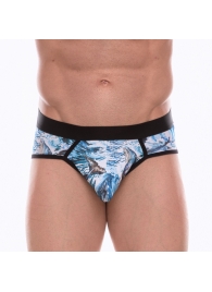 Мужские трусы-стринги с принтом в виде китов в волнах - Don Moris купить с доставкой Мужские трусы-стринги с принтом в виде китов в волнах - Don Moris купить с доставкой