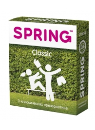 Классические презервативы SPRING CLASSIC - 3 шт. - SPRING - купить с доставкой в Орле