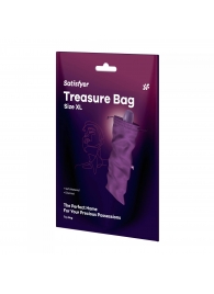 Фиолетовый мешочек для хранения игрушек Treasure Bag XL - Satisfyer - купить с доставкой в Орле