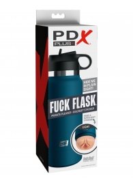 Мастурбатор-вагина в синей колбе F*ck Flask - Pipedream - в Орле купить с доставкой