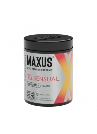 Анатомические презервативы MAXUS Sensual - 15 шт. - Maxus - купить с доставкой в Орле