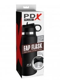 Черный мастурбатор в виде бутылки Fap Flask - Pipedream - в Орле купить с доставкой