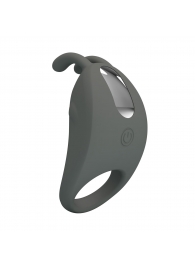 Серое эрекционное кольцо с вибрацией Master Ring - Baile - в Орле купить с доставкой