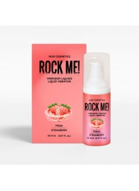 Жидкий вибратор Nuei Rock Me! с ароматом клубники - 20 мл. - Nuei cosmetics - купить с доставкой в Орле