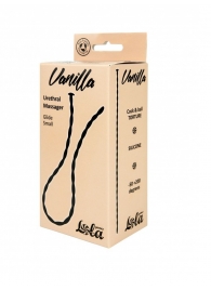 Черный уретральный массажер Glide Small - 30 см. - Lola Games - купить с доставкой в Орле