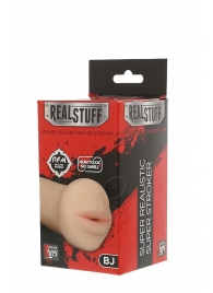 Нежный мастурбатор-ротик REALSTUFF 5INCH MASTURBATOR BJ - Dream Toys - в Орле купить с доставкой