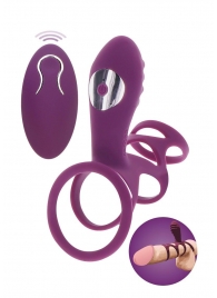 Фиолетовая эрекционная вибронасадка Halo Halo C-Ring Sleeve - Toy Joy - в Орле купить с доставкой