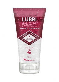 Интимный гель-смазка на водной основе Lubrimax Magic Cherry - 75 мл. - ИнтелБИО - купить с доставкой в Орле