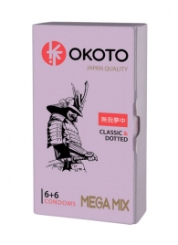 Презервативы OKOTO Mega Mix - 12 шт. - Sitabella - купить с доставкой в Орле