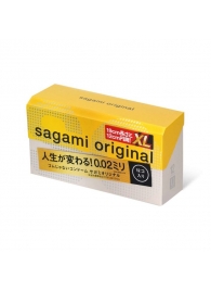 Презервативы увеличенного размера Sagami Original 0.02 XL-size - 12 шт. - Sagami - купить с доставкой в Орле