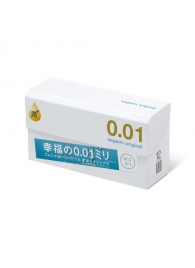 Увлажнённые презервативы Sagami Original 0.01 Extra Lub - 12 шт. - Sagami - купить с доставкой в Орле