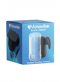 Инновационный робот-мастурбатор Black Knight с функцией пенетрации - Amovibe - в Орле купить с доставкой