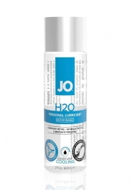 Охлаждающий лубрикант на водной основе JO Personal Lubricant H2O COOLING - 60 мл. - System JO - купить с доставкой в Орле