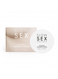 Массажная свеча для всего тела Slow Sex - 50 гр. - Bijoux Indiscrets - купить с доставкой в Орле