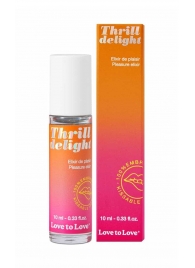 Возбуждающий гель Thrill Delight - 10 мл. - Love to Love - купить с доставкой в Орле