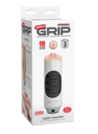 Мастурбатор-вагина Extreme Toyz Mega Grip Vibrating Stroker Mouth - Pipedream - в Орле купить с доставкой