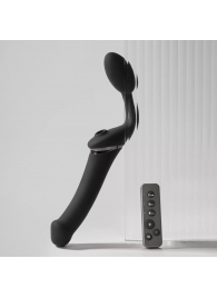 Черный безремневой вибрострапон Strap-On-Me Multi Orgasm Size XL - Strap-on-me купить в Орле с доставкой в Orgasmix.ru Черный безремневой вибрострапон Strap-On-Me Multi Orgasm Size XL - Strap-on-me - купить с доставкой в Орле