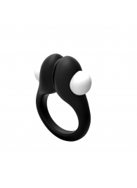 Черное эрекционное кольцо Zippy Vibrating Ring With Bullet - Adrien Lastic - в Орле купить с доставкой