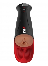 Мастурбатор-вагина в колбе с вибрацией Fuck-O-Matic Pro XL - Pipedream - в Орле купить с доставкой