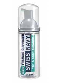 Очищающая пенка для игрушек и тела Toy   Body Cleaner Foamer - 47 мл. - Swiss navy - купить с доставкой в Орле
