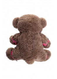 Бондажный набор: бурый мишка с розовыми оковами и наручниками - Pecado - купить с доставкой в Орле