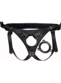 Пояс Hard Brutal для больших насадок - LOVETOY (А-Полимер) купить в Орле с доставкой в Orgasmix.ru Пояс Hard Brutal для больших насадок - LOVETOY (А-Полимер) - купить с доставкой в Орле