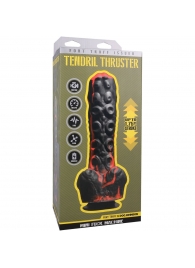 Черно-красная мини-машина на присоске Tendril Thruster - 21,6 см. - Doc Johnson - купить с доставкой в Орле