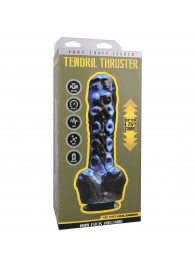 Черно-синяя мини-машина на присоске Tendril Thruster - 21,6 см. - Doc Johnson - купить с доставкой в Орле