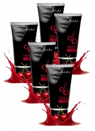 Набор из 5 съедобных лубрикантов JUJU со вкусом вишни - JuJu - купить с доставкой в Орле Набор из 5 съедобных лубрикантов JUJU со вкусом вишни - JuJu - купить с доставкой в Орле