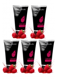 Набор из 5 съедобных лубрикантов JUJU со вкусом малины - JuJu - купить с доставкой в Орле Набор из 5 съедобных лубрикантов JUJU со вкусом малины - JuJu - купить с доставкой в Орле