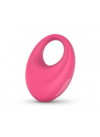 Розовое интерактивное эрекционное виброкольцо Leo - Easy toys - в Орле купить с доставкой