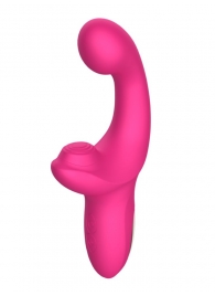 Розовый вибратор с функцией постукивания - 18 см. - Secwell купить в Орле с доставкой в Orgasmix.ru Розовый вибратор с функцией постукивания - 18 см. - Secwell