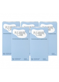 Набор из 5 упаковок ультратонких презервативов Pleasure Lab (по 12 шт.) - Pleasure Lab - купить с доставкой в Орле Набор из 5 упаковок ультратонких презервативов Pleasure Lab (по 12 шт.) - Pleasure Lab - купить с доставкой в Орле