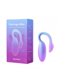 Голубой вибратор Flamingo Max - Magic Motion в Орле Голубой вибратор Flamingo Max - Magic Motion