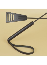 Черный кожаный стек «Сириус» - 60 см. - Sitabella - купить с доставкой в Орле