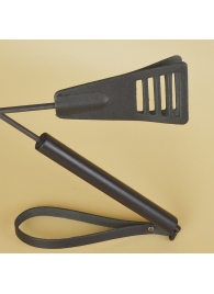 Черный кожаный стек «Сириус» - 60 см. - Sitabella - купить с доставкой в Орле