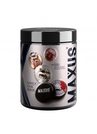 Черные утолщенные презервативы MAXUS Extra Strong с железным кейсом - 15 шт. - Maxus - купить с доставкой в Орле