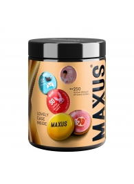 Точечные презервативы MAXUS 2000 Amazing Dots с железным кейсом - 15 шт. - Maxus - купить с доставкой в Орле
