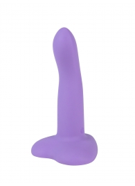 Фиолетовый нереалистичный дилдо Emotional - 13 см. - Lola Games купить с доставкой в интернет-магазине Orgasmix в Орле Фиолетовый нереалистичный дилдо Emotional - 13 см. - Lola Games